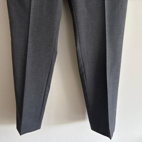 $1800 Samuelsohn Grey Check Wool Suit- 42 Pants 32-33 Made in Canada - Picture 13 of 16